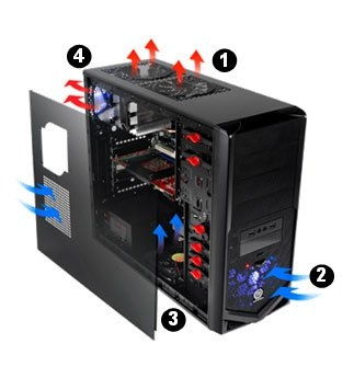Eladó Már csak volt!!! Számítógépház THERMALTAKE V4 Black Edition fekete ház - olcsó, Új Eladó Már csak volt!!! - Miskolc ( Borsod-Abaúj-Zemplén ) fotó