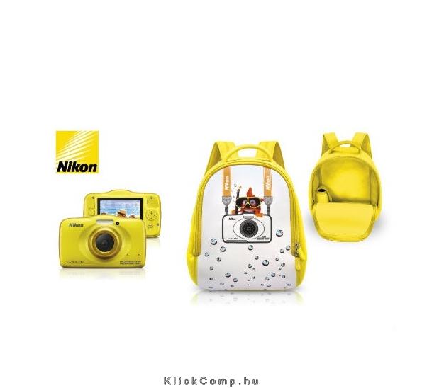 Eladó Már csak volt!!! Fényképezőgép Nikon Coolpix S32 Plus hátizsák Sárga digitális - olcsó, Új Eladó Már csak volt!!! - Miskolc ( Borsod-Abaúj-Zemplén ) fotó