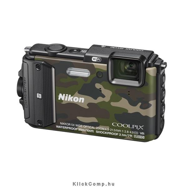 Eladó Már csak volt!!! Nikon Coolpix AW130 Terepszínű digitális fényképezőgép - olcsó, Új Eladó Már csak volt!!! - Miskolc ( Borsod-Abaúj-Zemplén ) fotó