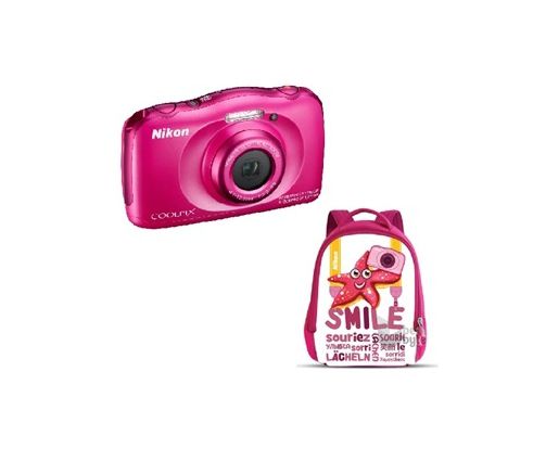 Eladó Már csak volt!!! Digitális fényképezőgép Nikon Coolpix S33 Rózsaszín hátizsák Kit - olcsó, Új Eladó Már csak volt!!! - Miskolc ( Borsod-Abaúj-Zemplén ) fotó
