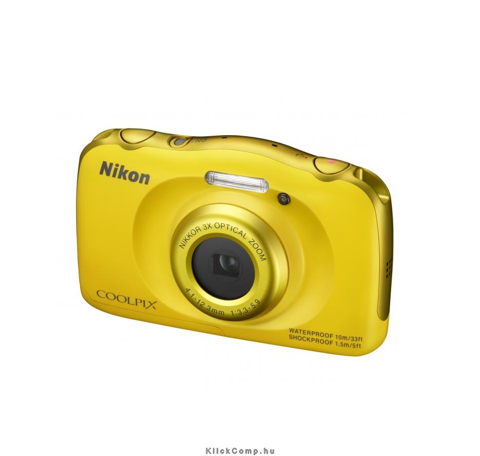 Eladó Már csak volt!!! Fényképezőgép Nikon Coolpix S33 Sárga digitális - olcsó, Új Eladó Már csak volt!!! - Miskolc ( Borsod-Abaúj-Zemplén ) fotó