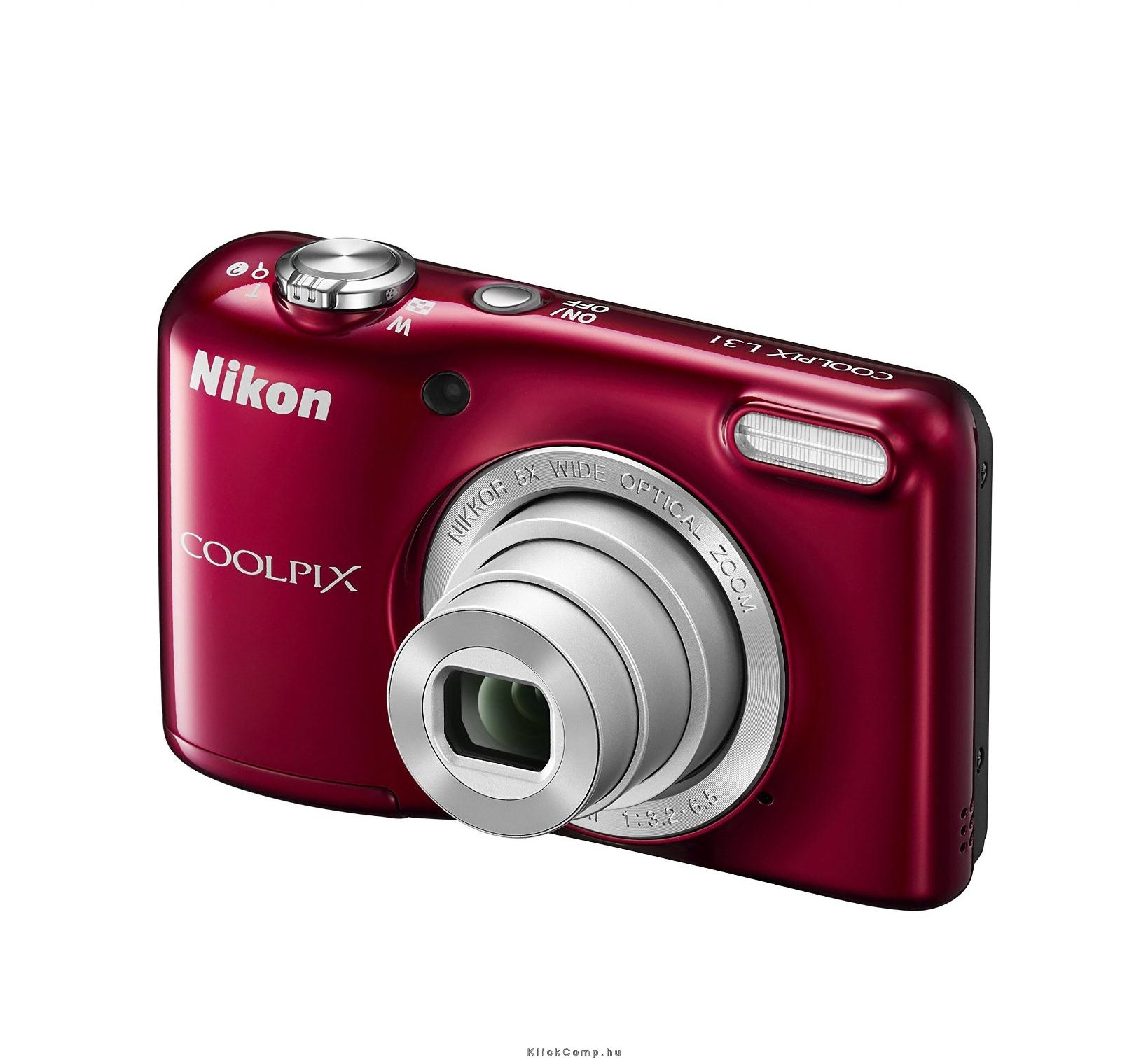 Eladó Már csak volt!!! Fényképezőgép Nikon Coolpix L31 Vörös digitális - olcsó, Új Eladó Már csak volt!!! - Miskolc ( Borsod-Abaúj-Zemplén ) fotó