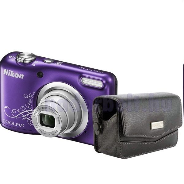 Eladó Már csak volt!!! Digitális fényképezőgép Nikon Coolpix A10 Plus CSP-01 tok  Lila LineArt - olcsó, Új Eladó Már csak volt!!! - Miskolc ( Borsod-Abaúj-Zemplén ) fotó