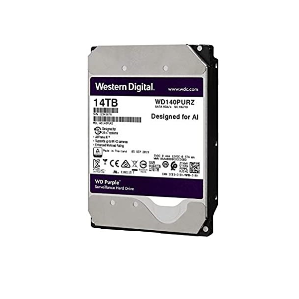 Eladó Már csak volt!!! 14TB 3.5" HDD SATA3 7200RPM Western Digital Purple 512MB - olcsó, Új Eladó Már csak volt!!! - Miskolc ( Borsod-Abaúj-Zemplén ) fotó