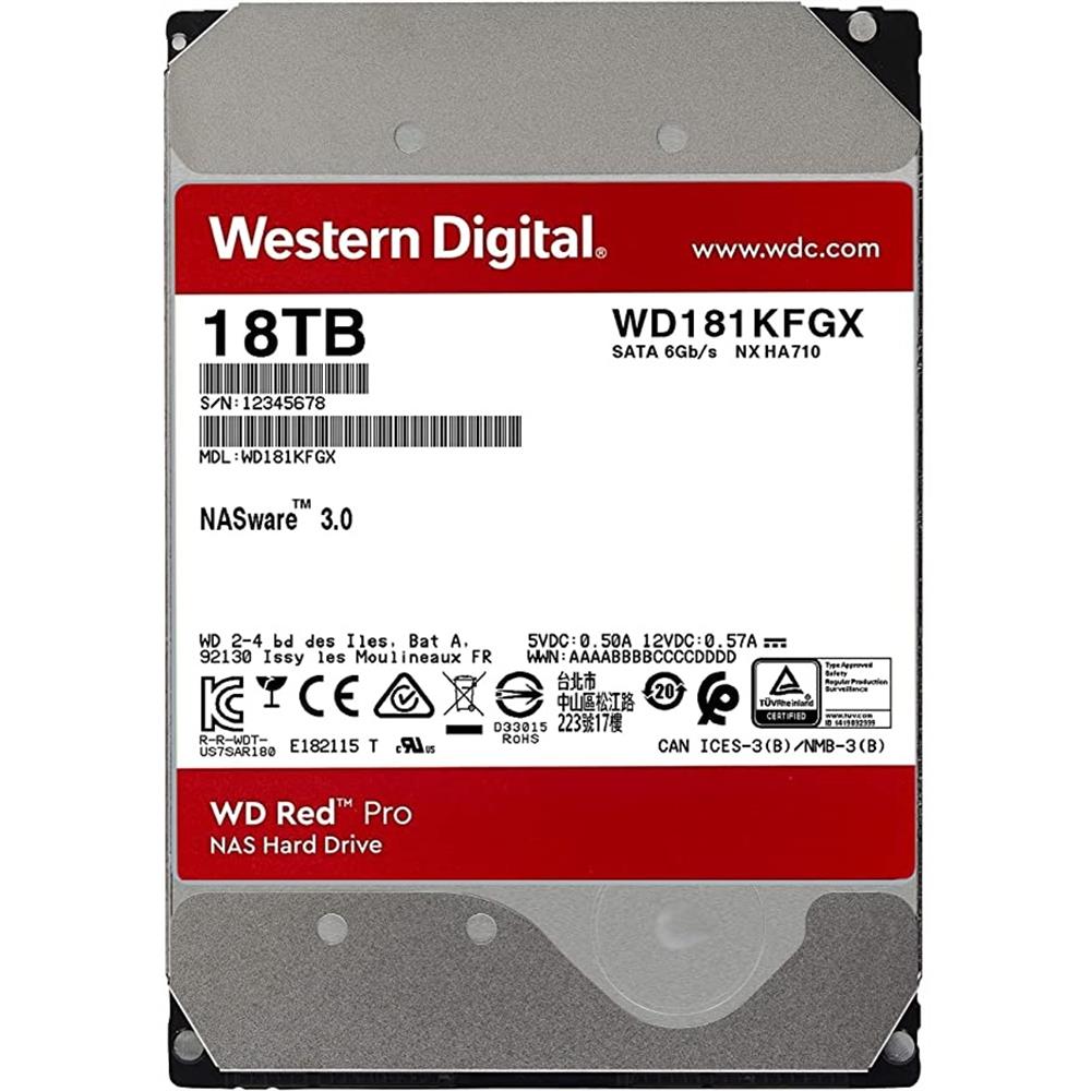 Eladó 18TB 3,5" HDD SATA3 7200rpm 512MB WD Red Pro - olcsó, Új Eladó - Miskolc ( Borsod-Abaúj-Zemplén ) fotó