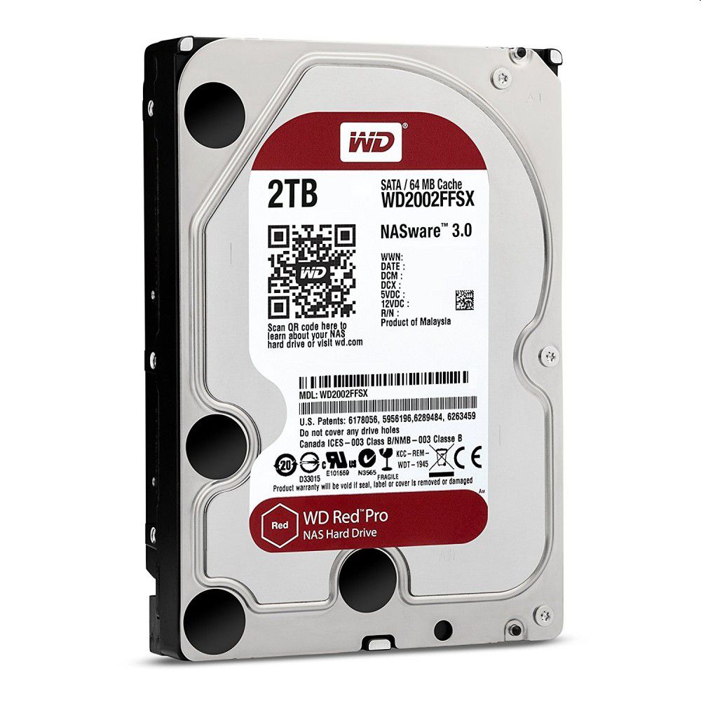 Eladó 2TB 3,5" HDD SATA3 7200RPM Western Digital RED PRO WD2002FFSX winchester 5 év - olcsó, Új Eladó - Miskolc ( Borsod-Abaúj-Zemplén ) fotó