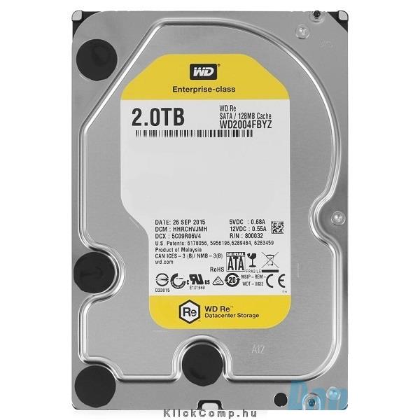Eladó Már csak volt!!! 2TB 3,5'' HDD SATA6Gb s 7200RPM WD RE Server - olcsó, Új Eladó Már csak volt!!! - Miskolc ( Borsod-Abaúj-Zemplén ) fotó