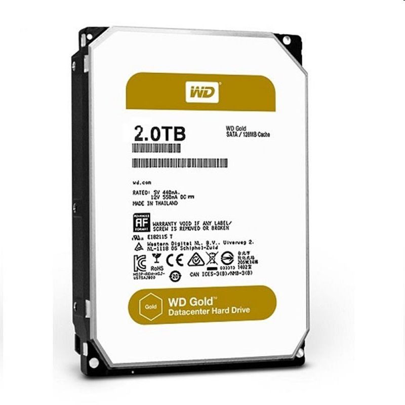 Eladó 2TB 3,5" HDD SATA3 7200RPM Western Digital Gold WD2005FBYZ winchester - olcsó, Új Eladó - Miskolc ( Borsod-Abaúj-Zemplén ) fotó