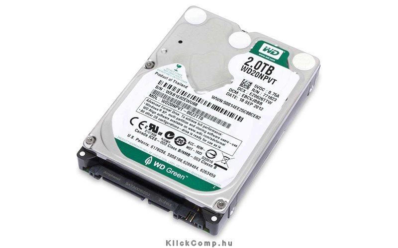 Eladó Már csak volt!!! 2TB 2,5" SATA-600 HDD Notebook 15mm Western Digital Green - olcsó, Új Eladó Már csak volt!!! - Miskolc ( Borsod-Abaúj-Zemplén ) fotó