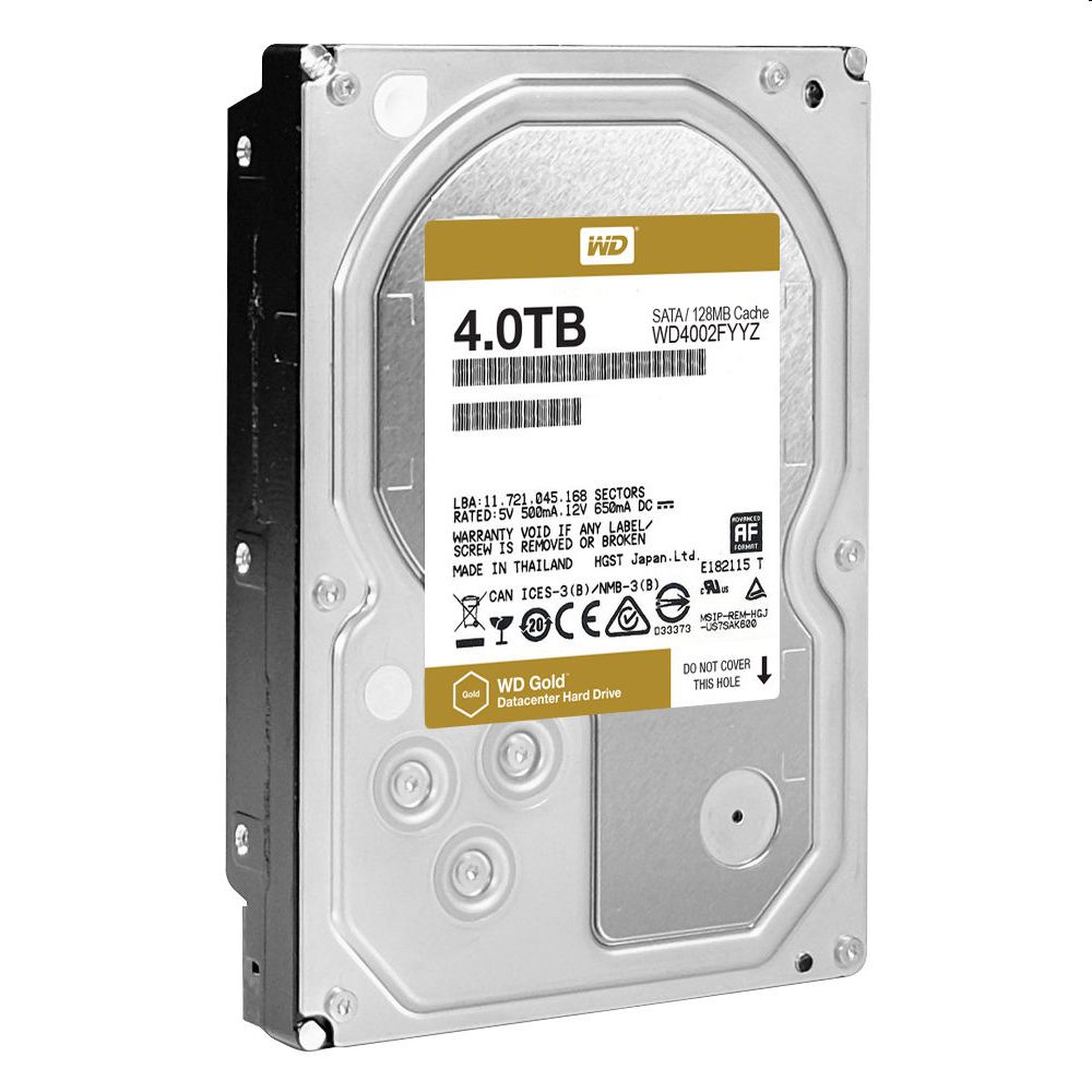 Eladó Már csak volt!!! 4TB 3,5" HDD SATA3 7200RPM 128MB Gold Western Digital WD4002FYYZ winchester - olcsó, Új Eladó Már csak volt!!! - Miskolc ( Borsod-Abaúj-Zemplén ) fotó