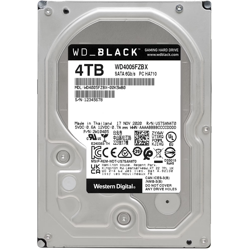 Eladó Már csak volt!!! 4TB 3,5" HDD WD SATA3 7200 256MB Black - olcsó, Új Eladó Már csak volt!!! - Miskolc ( Borsod-Abaúj-Zemplén ) fotó