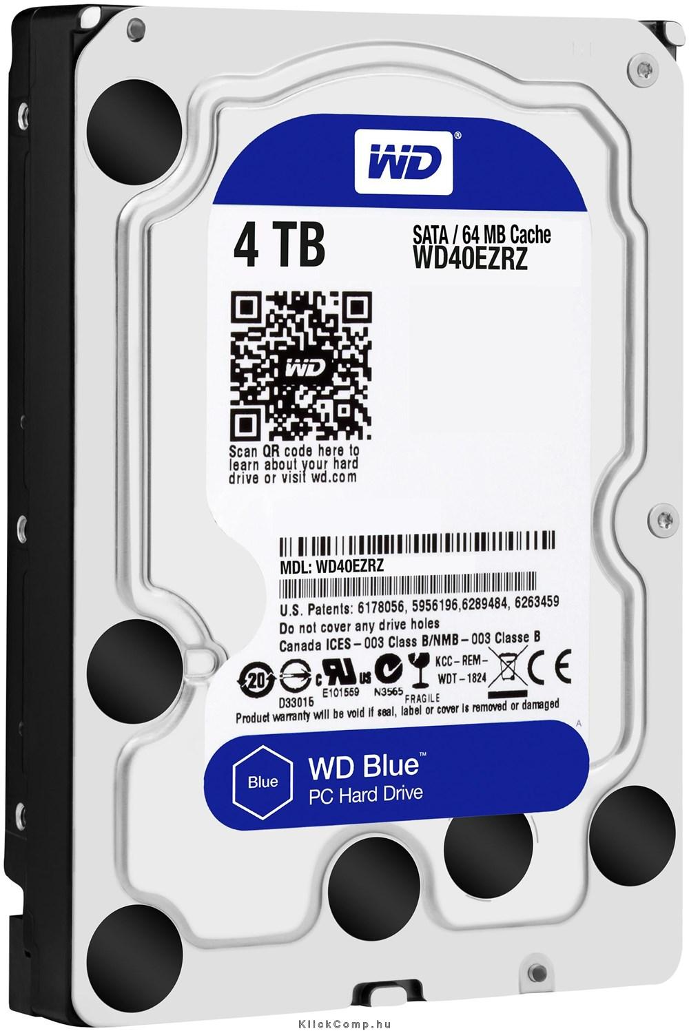 Eladó Már csak volt!!! 4TB 3.5'' HDD SATA 6Gb s 5400RPM WD Blue - olcsó, Új Eladó Már csak volt!!! - Miskolc ( Borsod-Abaúj-Zemplén ) fotó