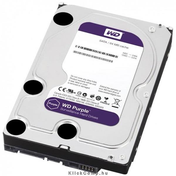 Eladó Már csak volt!!! 4TB 3,5" SATAIII HDD Western Digital PURPLE winchester - olcsó, Új Eladó Már csak volt!!! - Miskolc ( Borsod-Abaúj-Zemplén ) fotó