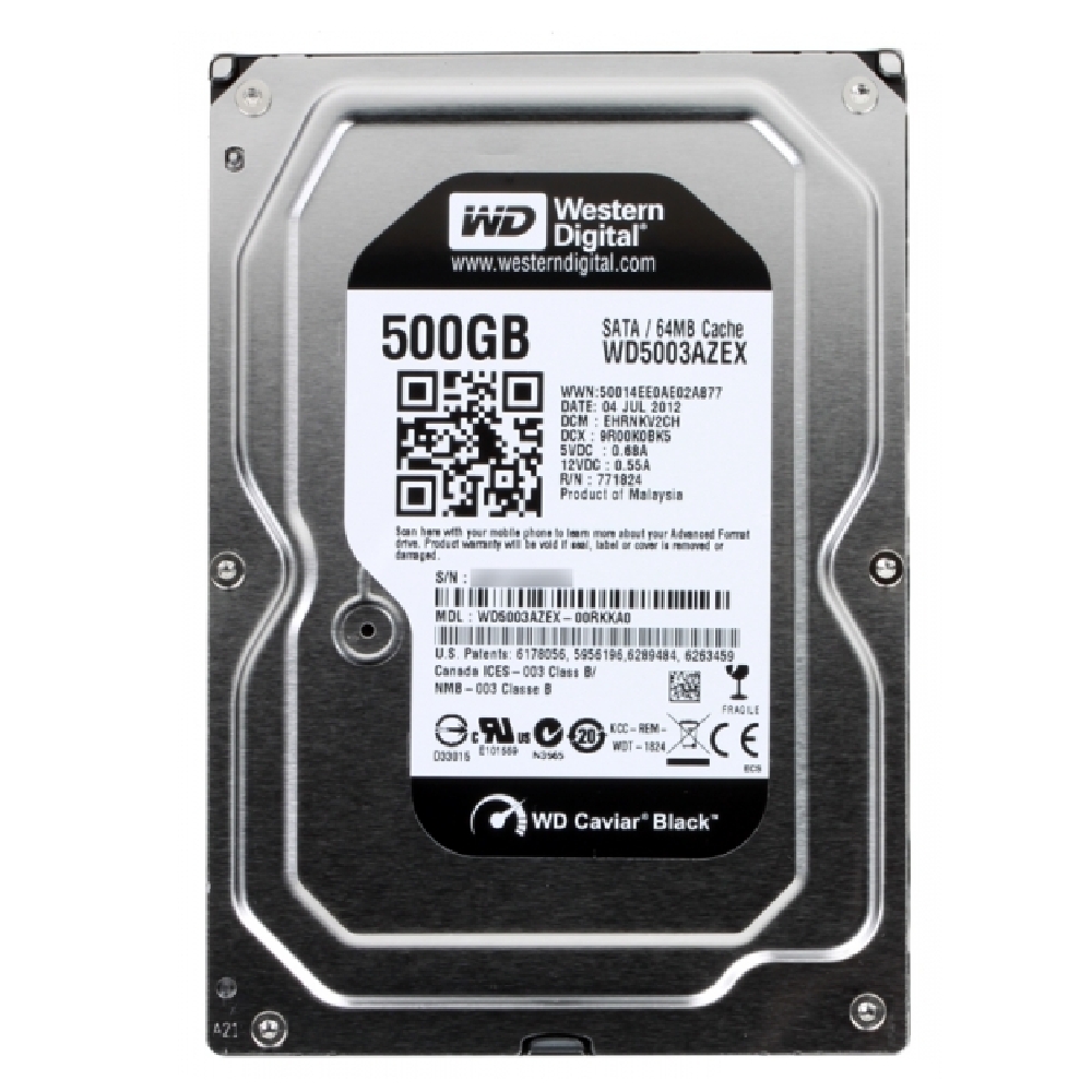 Eladó 500GB 3,5" HDD SATA-600 Desktop Western Digital Black - olcsó, Új Eladó - Miskolc ( Borsod-Abaúj-Zemplén ) fotó