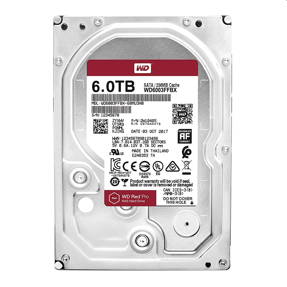 Eladó 6TB 3,5" HDD SATA3 Western Digital RED PRO winchester 5 év - olcsó, Új Eladó - Miskolc ( Borsod-Abaúj-Zemplén ) fotó