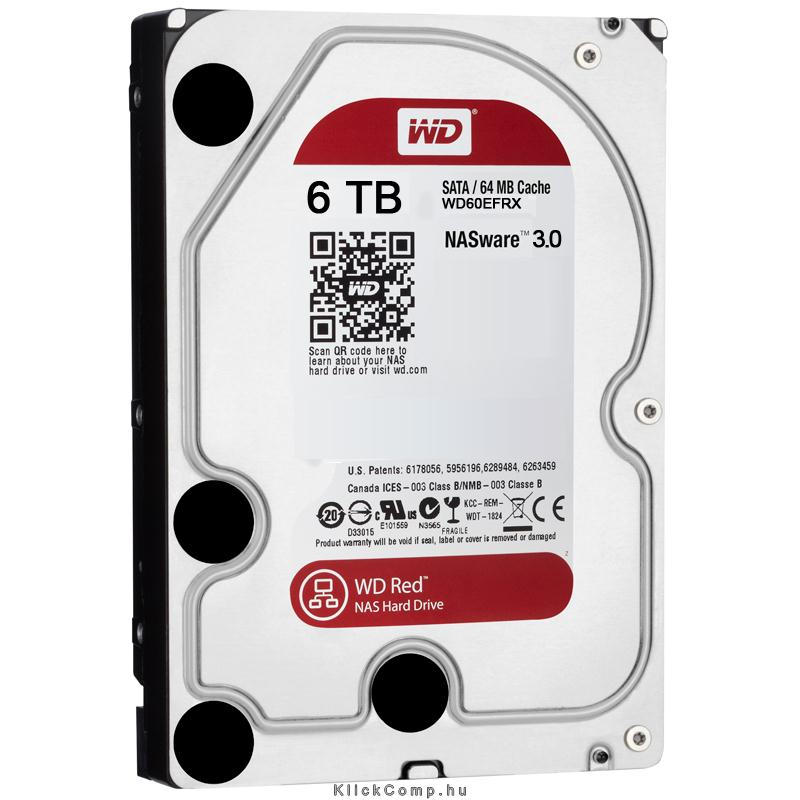 Eladó Már csak volt!!! 6TB 3,5" SATAIII HDD Western Digital RED winchester - olcsó, Új Eladó Már csak volt!!! - Miskolc ( Borsod-Abaúj-Zemplén ) fotó