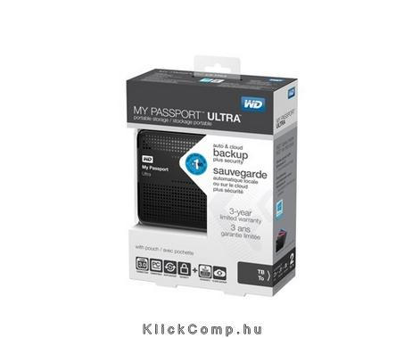 Eladó Már csak volt!!! 1TB külső HDD 2,5" USB3.0 fekete Western Digital My Passport Ultra winchester - olcsó, Új Eladó Már csak volt!!! - Miskolc ( Borsod-Abaúj-Zemplén ) fotó