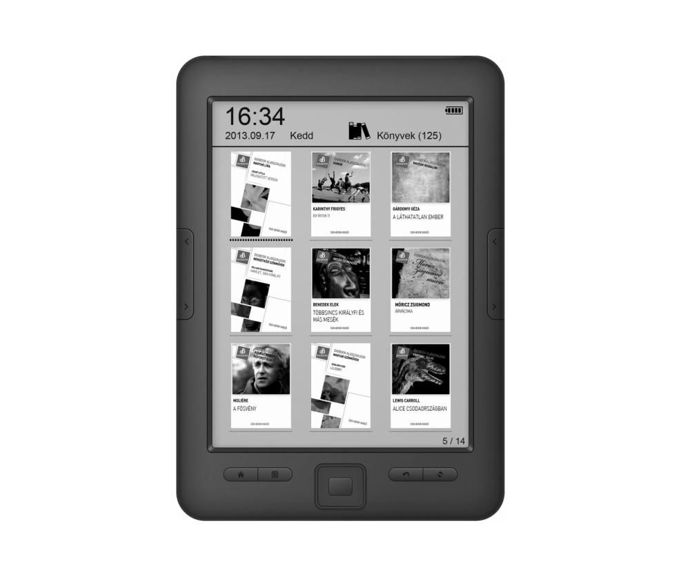 Eladó Már csak volt!!! e-book olvasó 6" Eink PEARL 4GB  125Plus50 ajándék könyv WayteQ Digibook xBook-6 - olcsó, Új Eladó Már csak volt!!! - Miskolc ( Borsod-Abaúj-Zemplén ) fotó