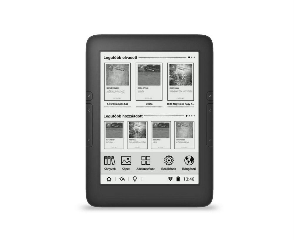 Eladó Már csak volt!!! WayteQ Digibook xBook-60 FL ebook olvasó. Touch 6" Eink PEARL! 4GB ! 300 könyv - olcsó, Új Eladó Már csak volt!!! - Miskolc ( Borsod-Abaúj-Zemplén ) fotó
