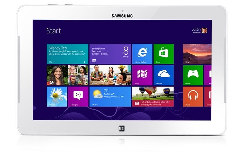 Eladó Már csak volt!!! Samsung 11,6" XE500T1C-H02HU Fehér TAB (LEDHD, Atom Z2760, 2GB, 64GB SSD, 3G, W8 - olcsó, Új Eladó Már csak volt!!! - Miskolc ( Borsod-Abaúj-Zemplén ) fotó