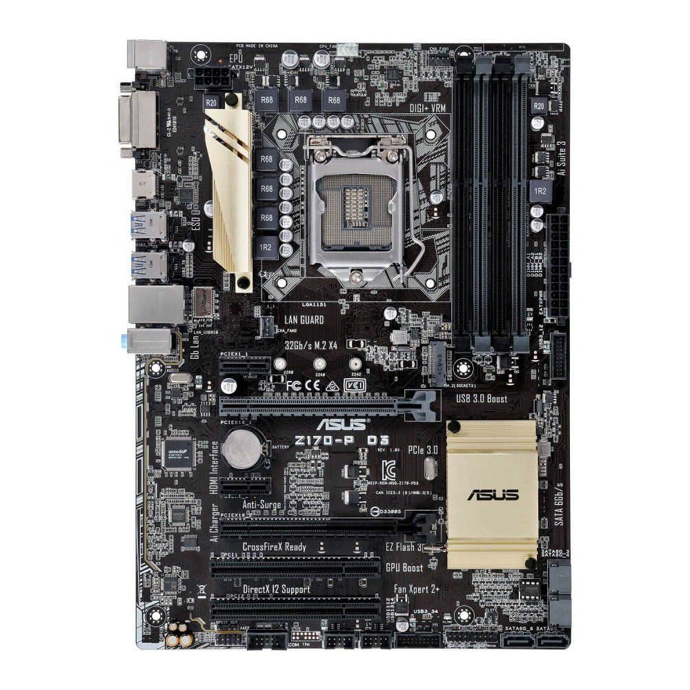 Eladó Már csak volt!!! Alaplap Z170 skt1151 Asus Z170-P D3 - olcsó, Új Eladó Már csak volt!!! - Miskolc ( Borsod-Abaúj-Zemplén ) fotó