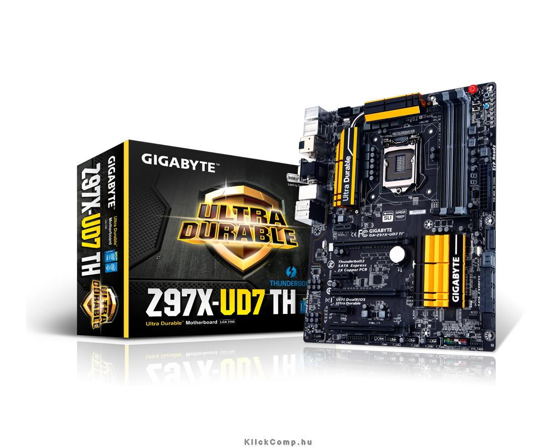Eladó Már csak volt!!! Gigabyte Z97X-UD7 TH Intel Z97 LGA1150 ATX alaplap - olcsó, Új Eladó Már csak volt!!! - Miskolc ( Borsod-Abaúj-Zemplén ) fotó