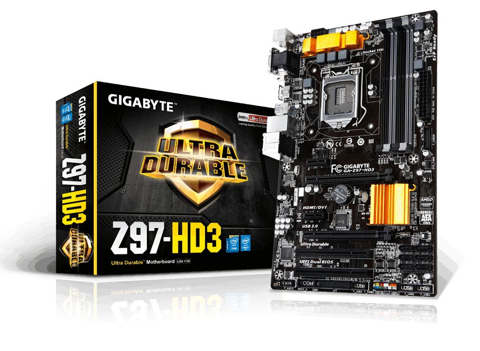 Eladó Már csak volt!!! Alaplap LGA1150 ATX Intel Z97 Gigabyte - olcsó, Új Eladó Már csak volt!!! - Miskolc ( Borsod-Abaúj-Zemplén ) fotó